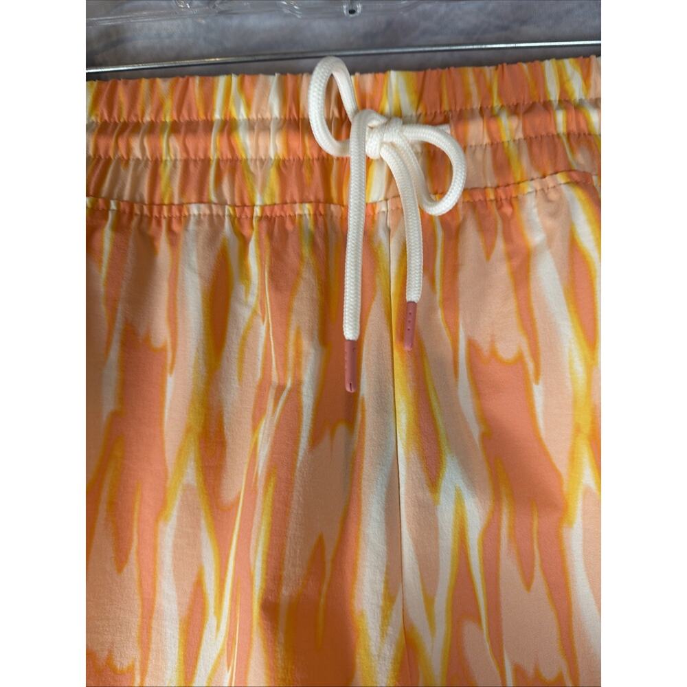 Eddie Bauer Womens Size TM Mango Print Drawstring 3" Inseam Tidal Shorts NWT - Picture 2 of 8